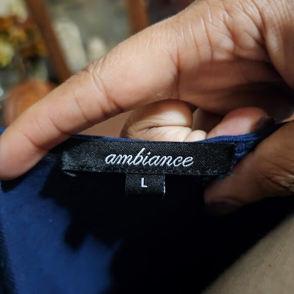 Ambiance Women's Lace Blouse - Picture 7 of 10